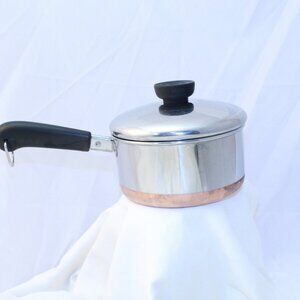 Revere Ware 1801 Copper Bottom 1 QT 0.95L Saucepan With Lid - China